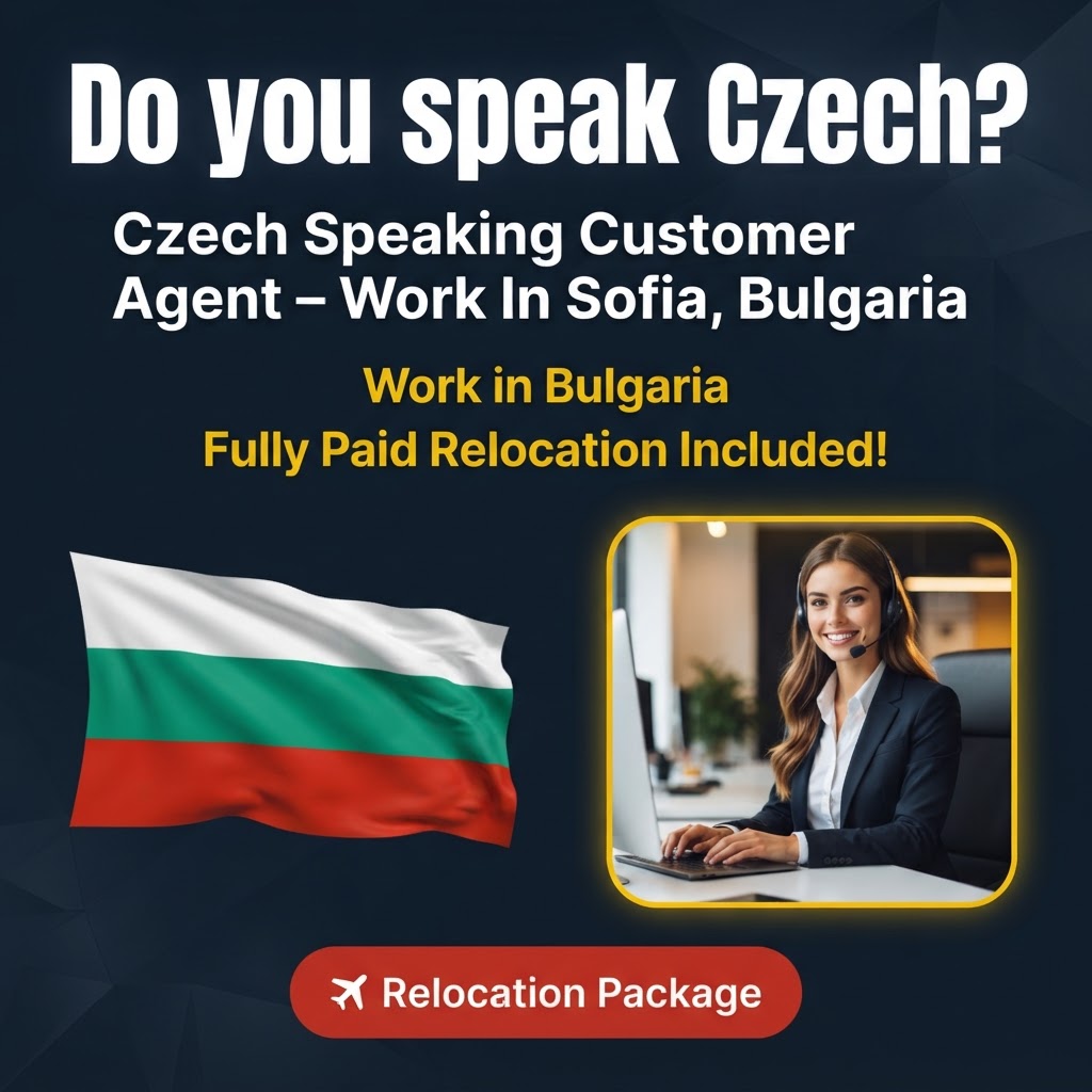 Czech Speaking Customer Agent – Work In Sofia, Bulgaria job in Bulgaria - Mercier Consultancy