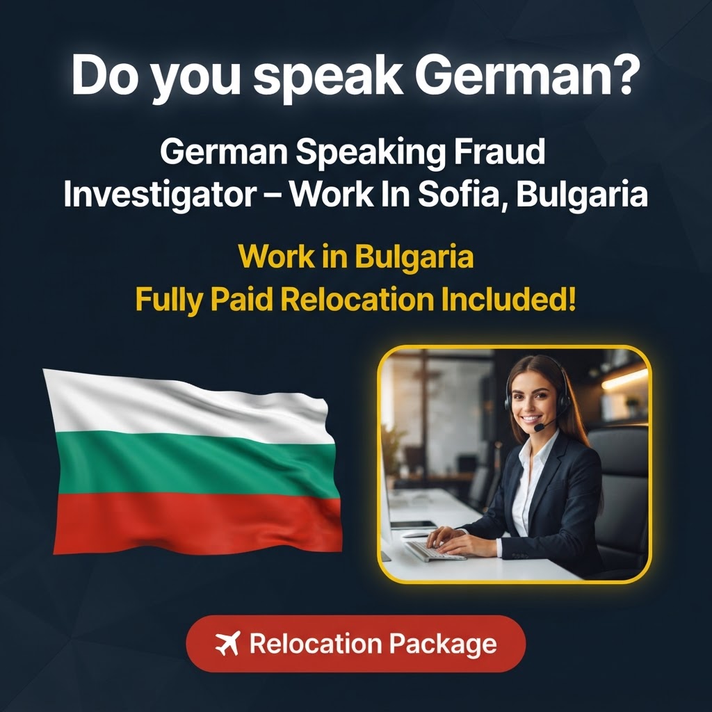 German Speaking Fraud Investigator – Work In Sofia, Bulgaria job in Bulgaria - Mercier Consultancy