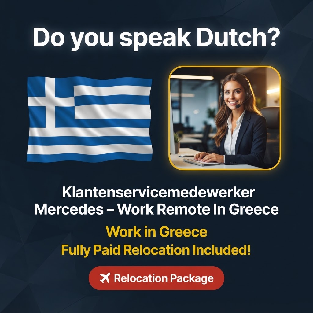 Nederlands Sprekende Klantenservicemedewerker Mercedes – Work Remote In Greece job in Greece - Mercier Consultancy