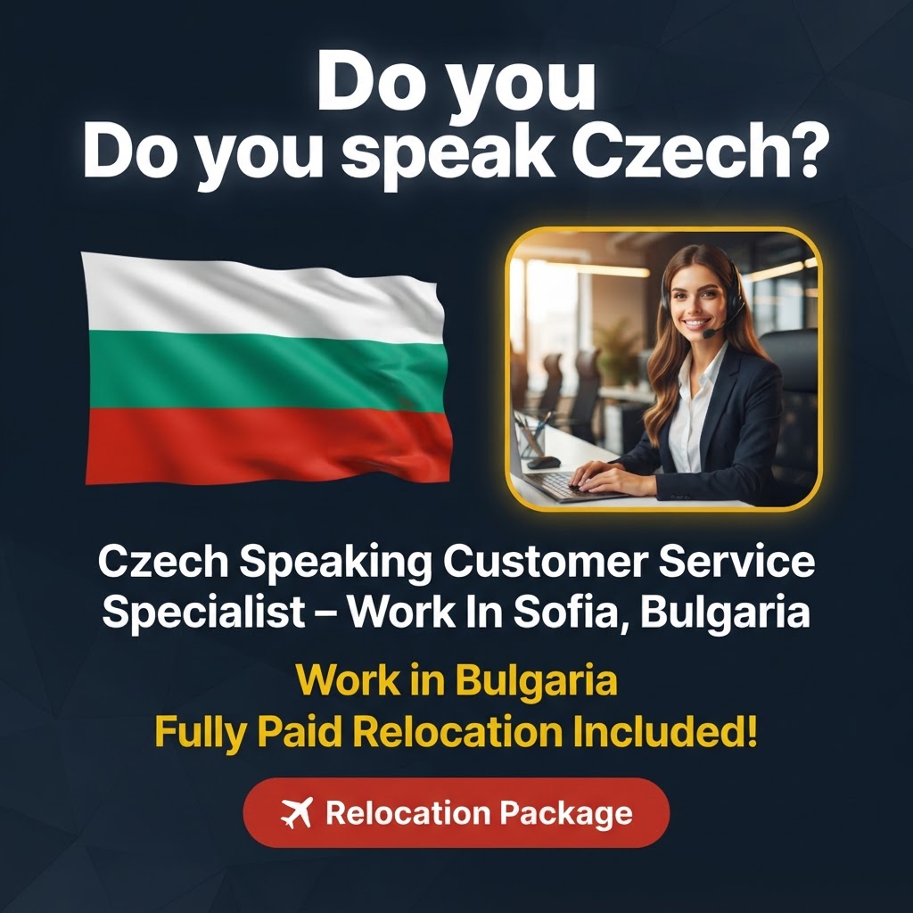 Czech Speaking Customer Service Specialist – Work In Sofia, Bulgaria job in Bulgaria - Mercier Consultancy
