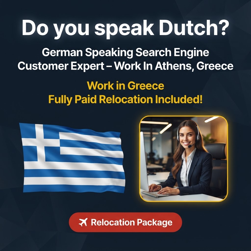 German Speaking Search Engine Customer Expert – Work In Athens, Greece job in Greece - Mercier Consultancy