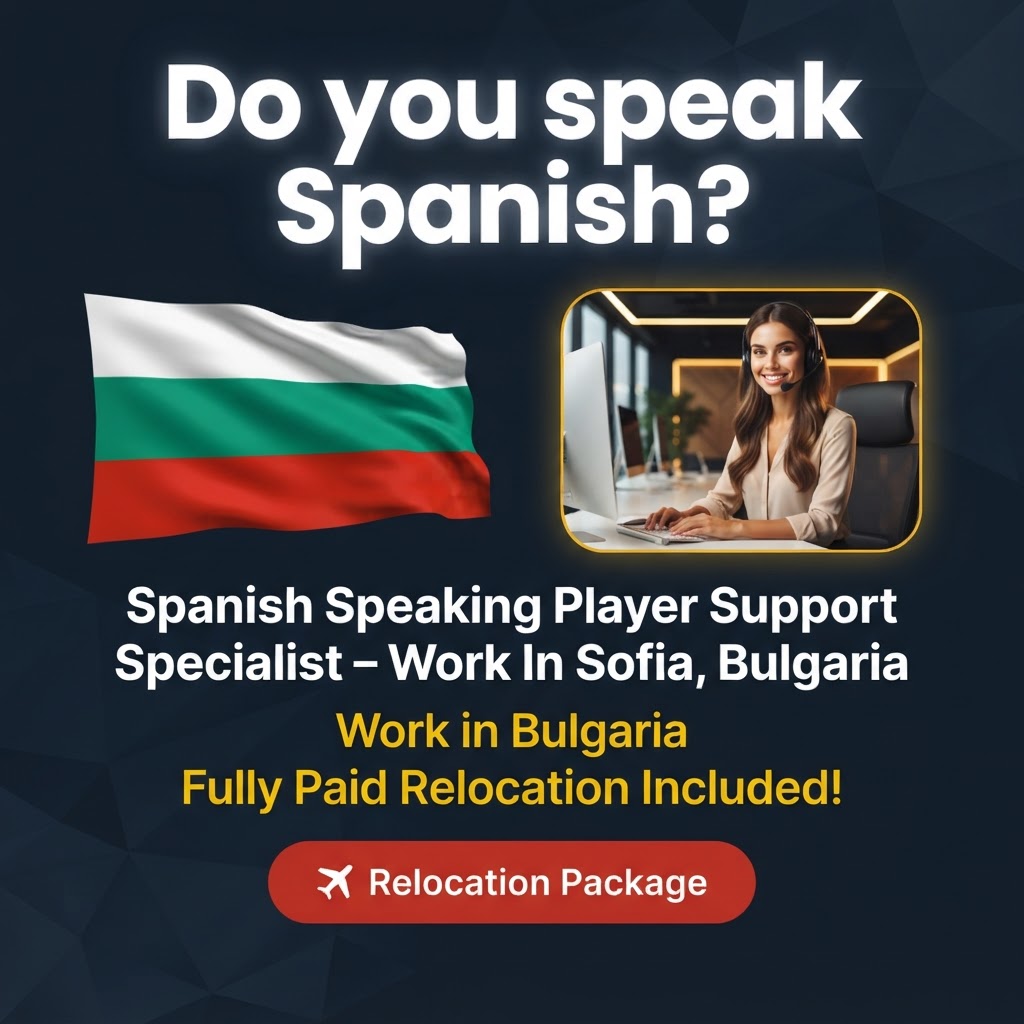 Spanish Speaking Player Support Specialist – Work In Sofia, Bulgaria job in Bulgaria - Mercier Consultancy