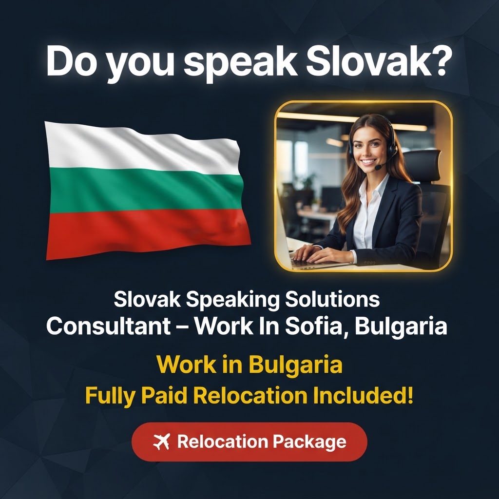 Slovak Speaking Solutions Consultant – Work In Sofia, Bulgaria job in Bulgaria - Mercier Consultancy