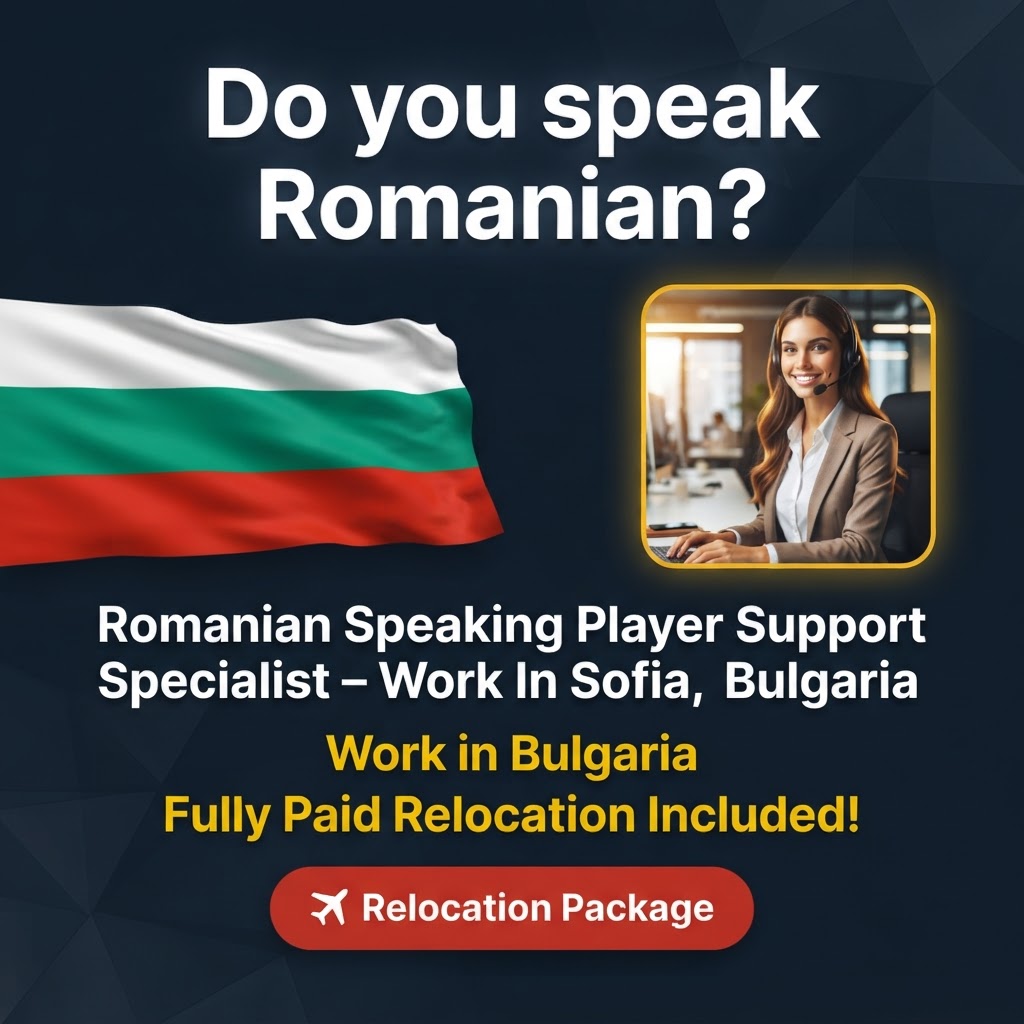 Romanian Speaking Player Support Specialist – Work In Sofia, Bulgaria job in Bulgaria - Mercier Consultancy