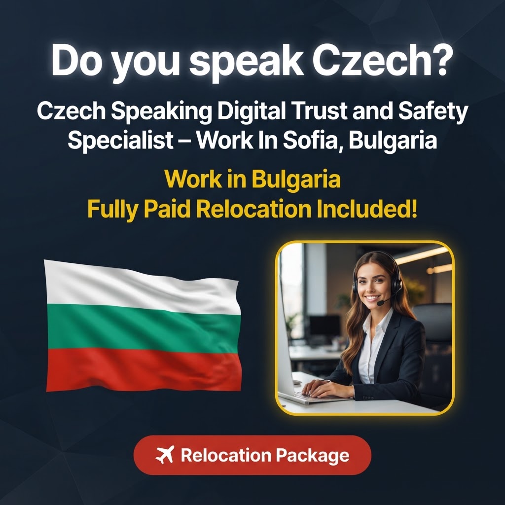 Czech Speaking Digital Trust and Safety Specialist – Work In Sofia, Bulgaria job in Bulgaria - Mercier Consultancy