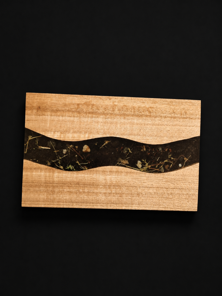 Tasmanian Oak & Resin 'Bush' board