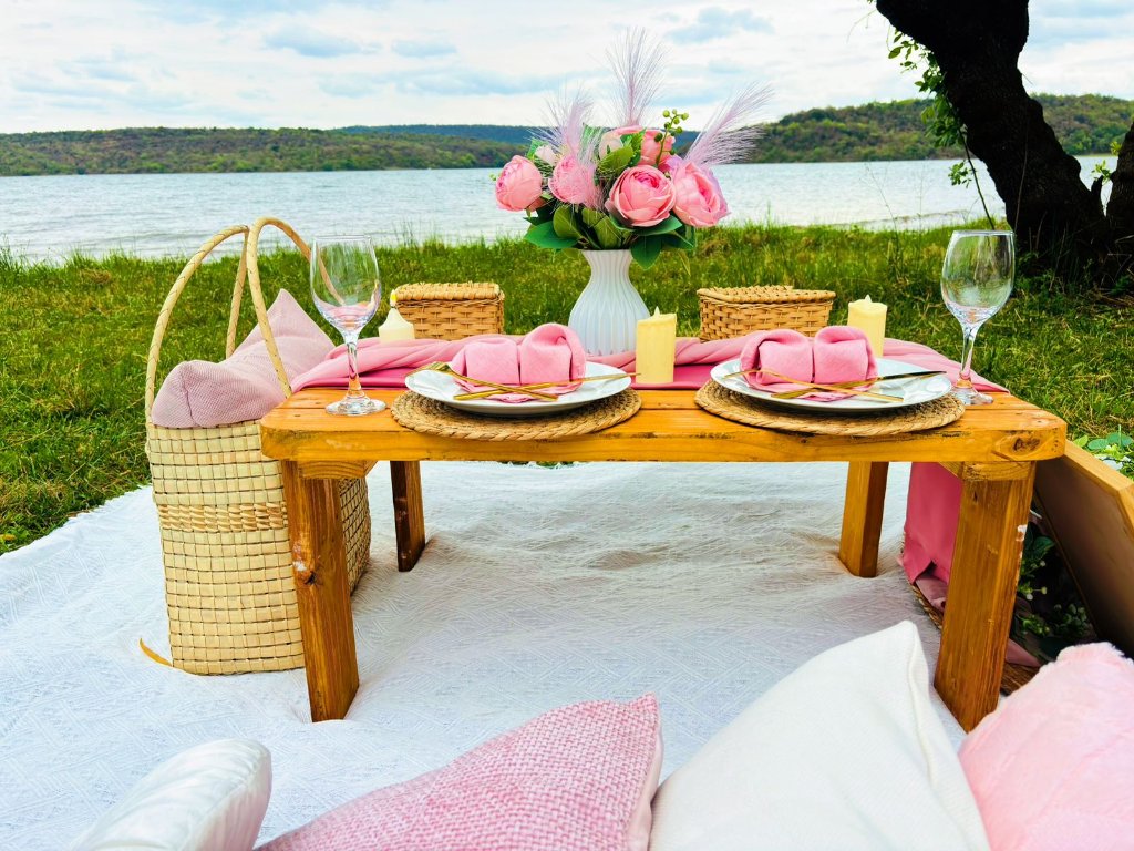 Picnic Setup at the Dam