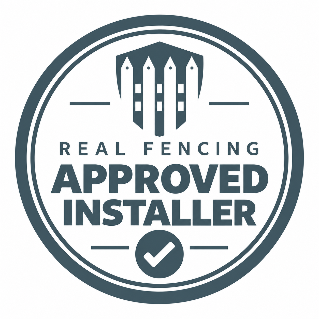 Real Fencing Approved Installer badge