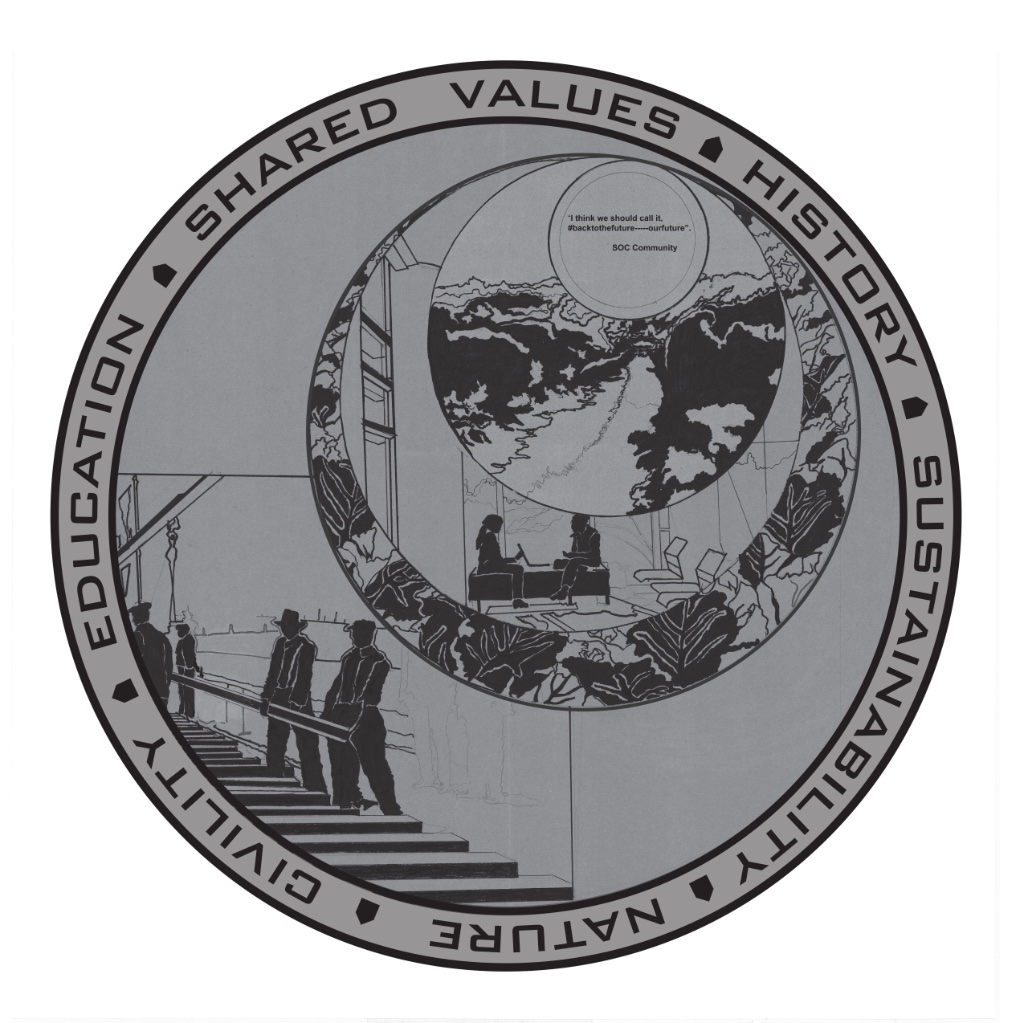 Final mock-up for center plate
