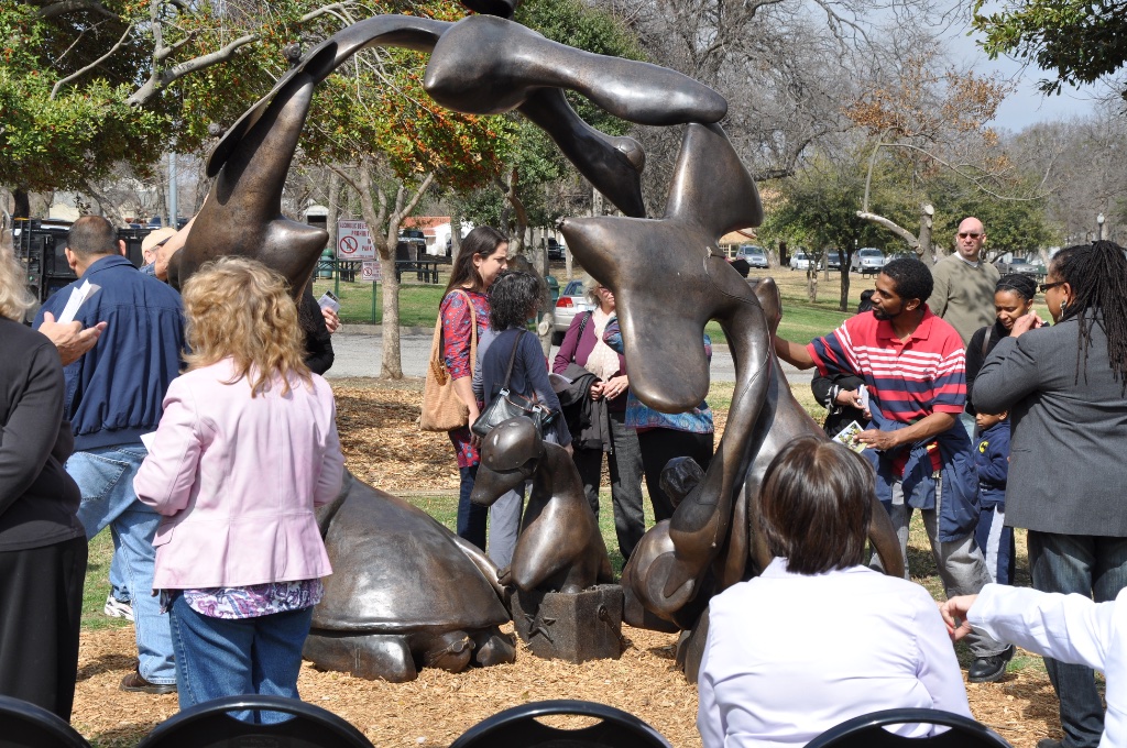 Dedication day at Kidd Springs Park