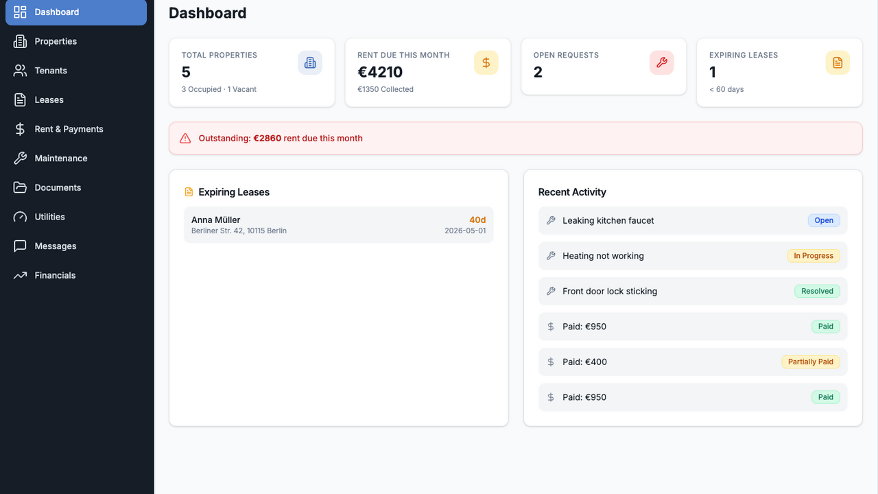 TenantFlow template preview