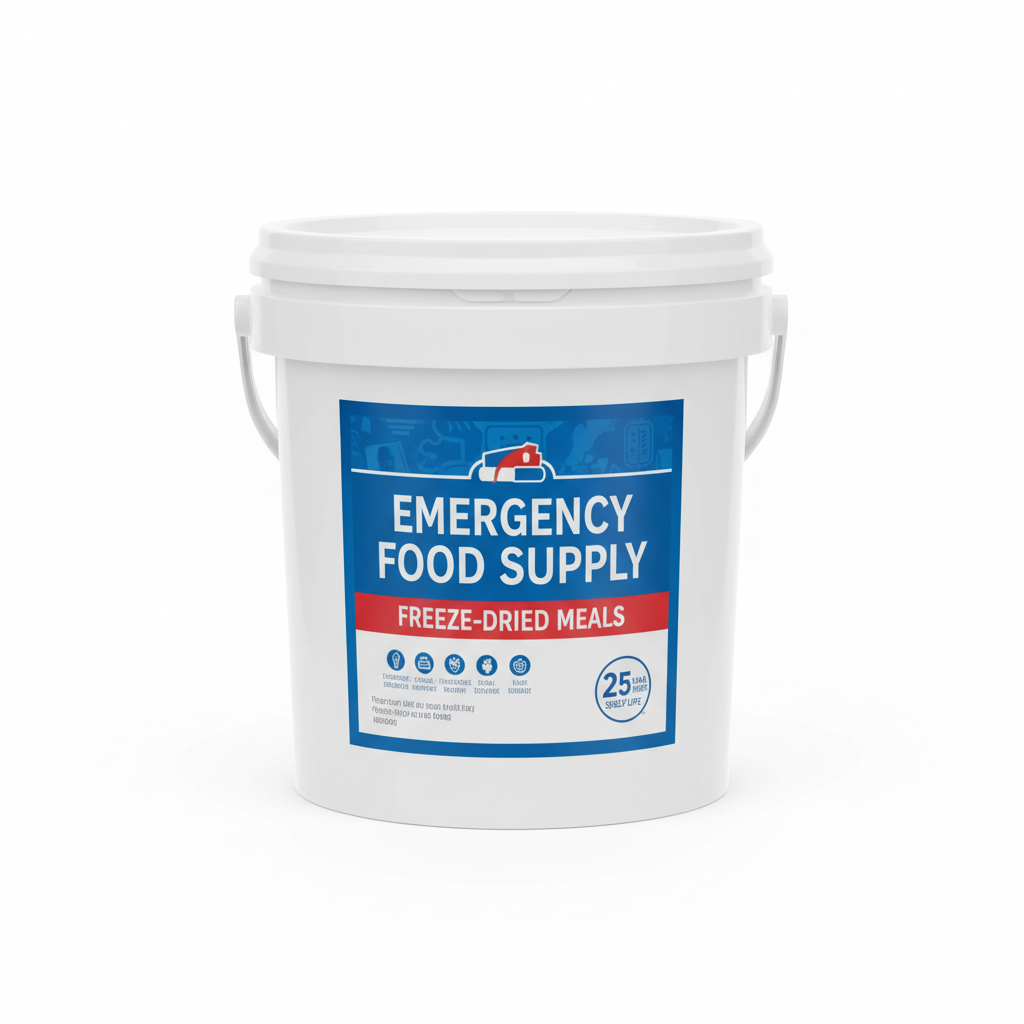 Emergency 72-Hour Food Supply Bucket