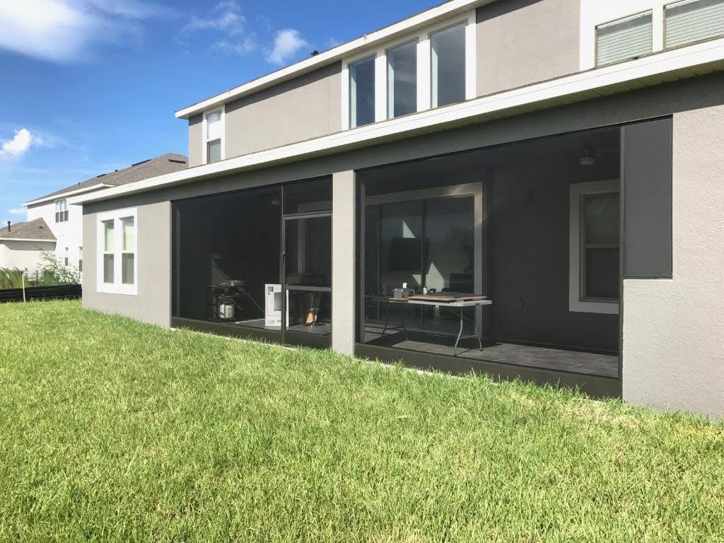 Screened enclosure installation in Deltona Volusia County