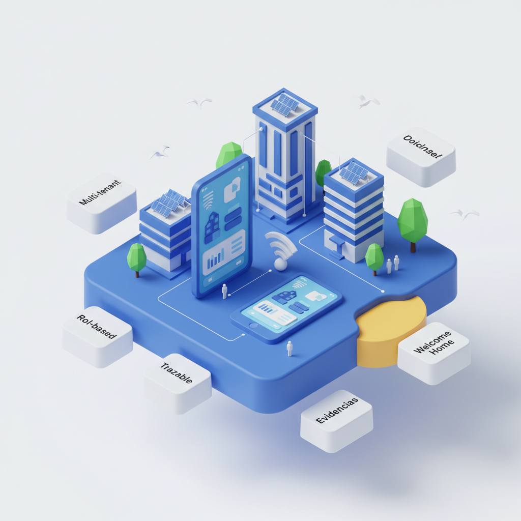 Isometric platform illustration