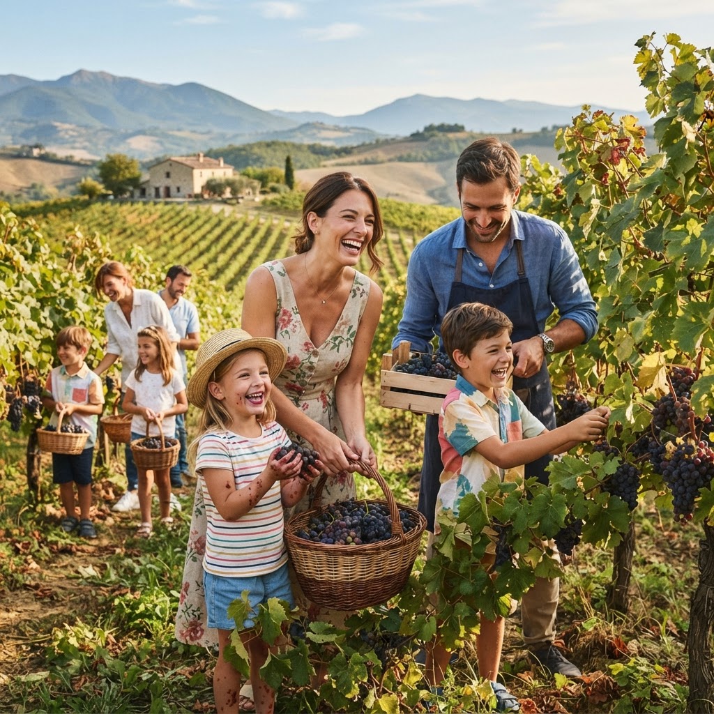 Cantine Aperte in Vendemmia 2026 – Raccolta dell Uva per Famiglie