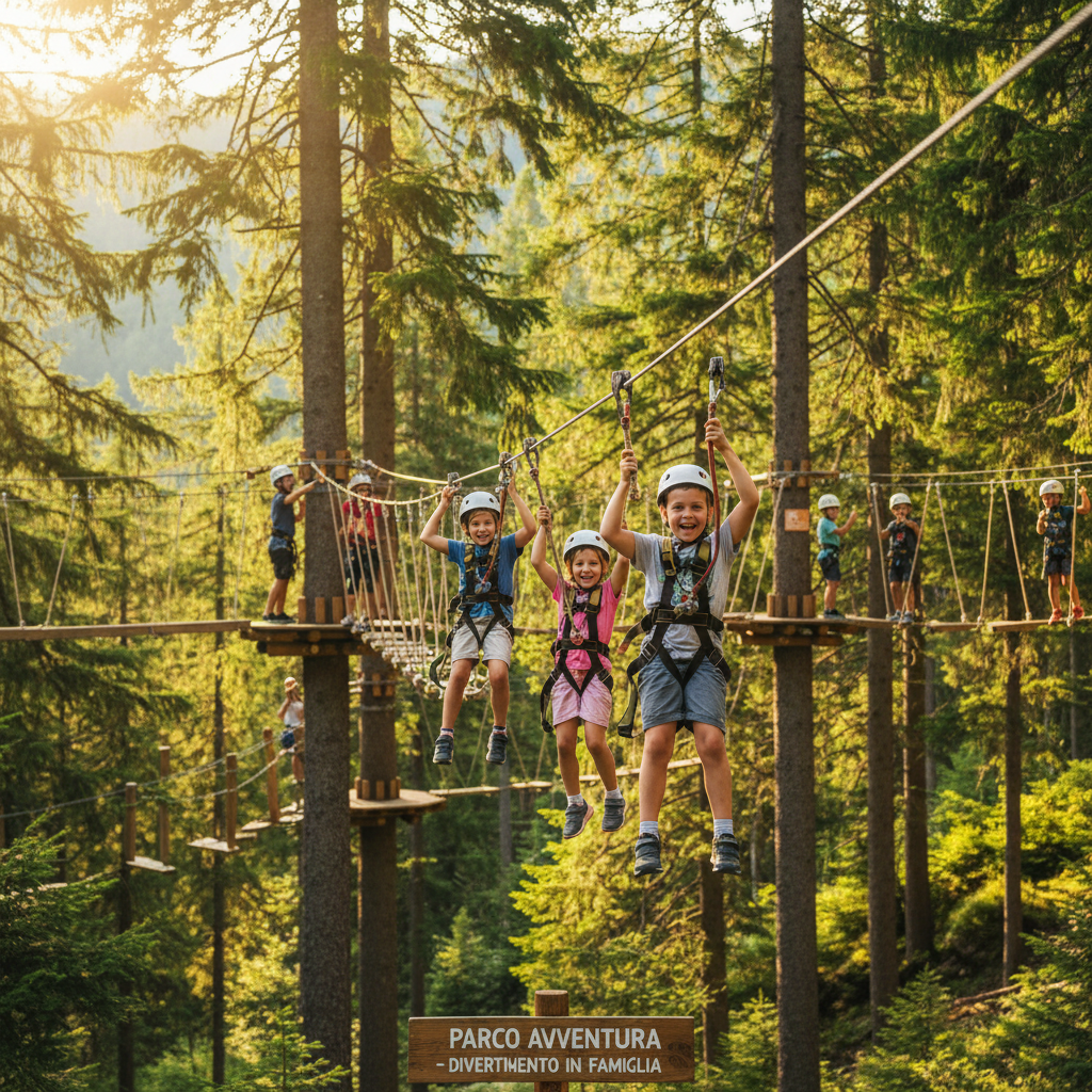 I Migliori Parchi Avventura in Abruzzo per Bambini: Sfida e Divertimento in Natura
