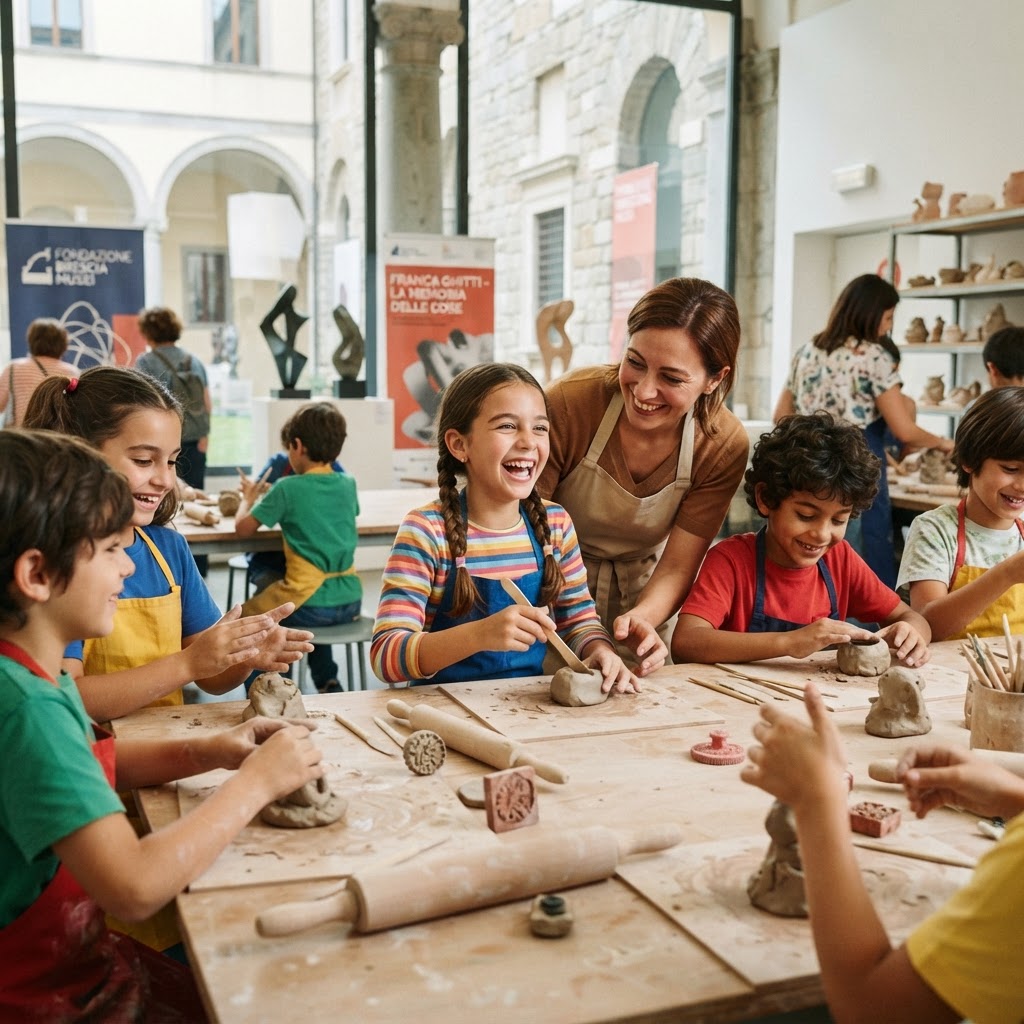 La Memoria delle Cose - Laboratorio argilla per bambini (Fondazione Brescia Musei)