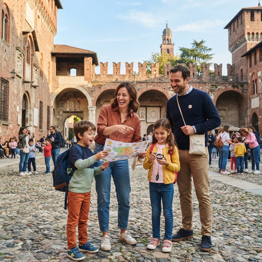 Caccia al tesoro nei cortili del Castello Sforzesco