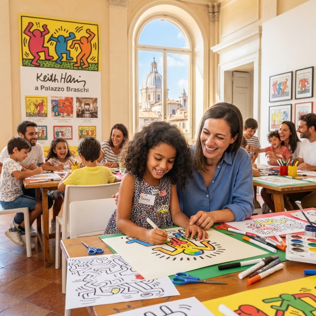 Keith Haring: visita guidata e laboratorio per bambini a Palazzo Braschi