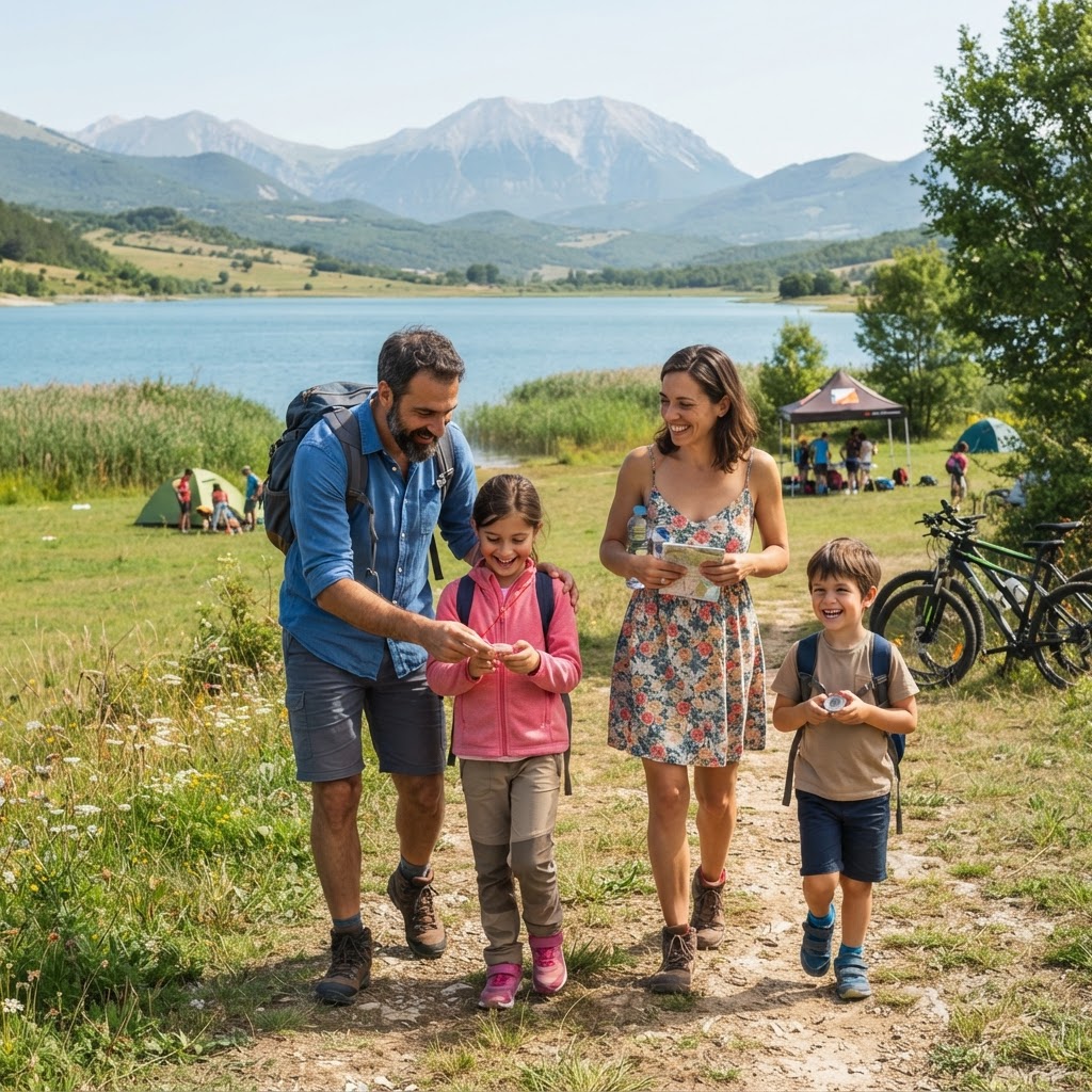 Lago di Campotosto in Famiglia – Orienteering e Tour per Bambini