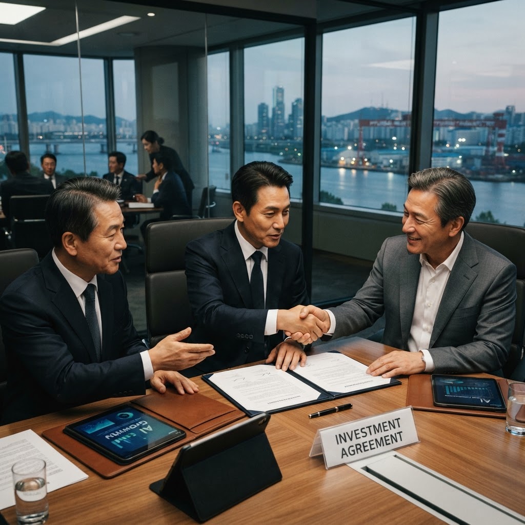 Korean Conglomerates Partner with Global Private Equity for AI Investments