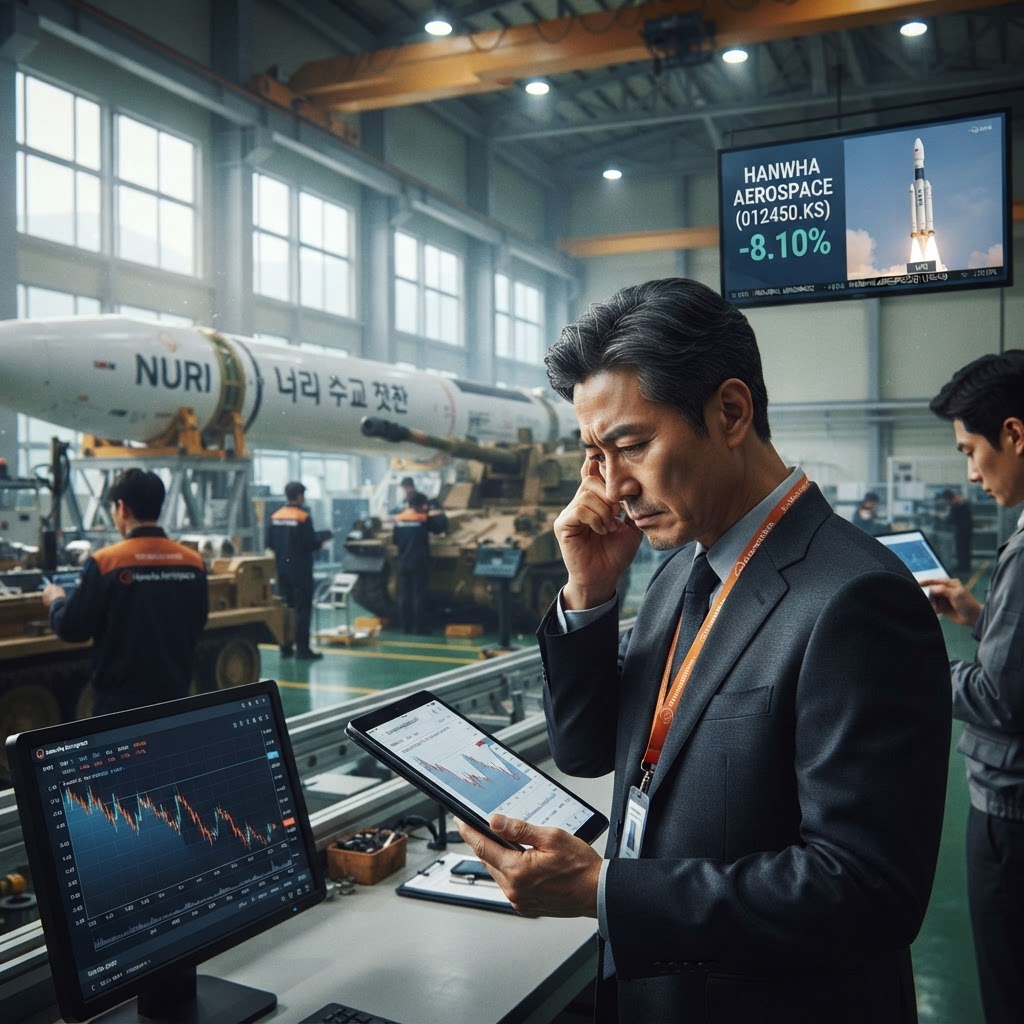 Hanwha Aerospace Shares Slide 8% Despite Nuri Launch