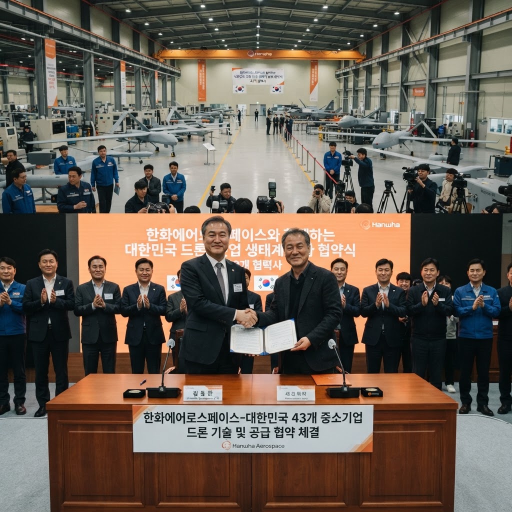 Hanwha Aerospace Signs Drone Pacts With 43 Korean Firms