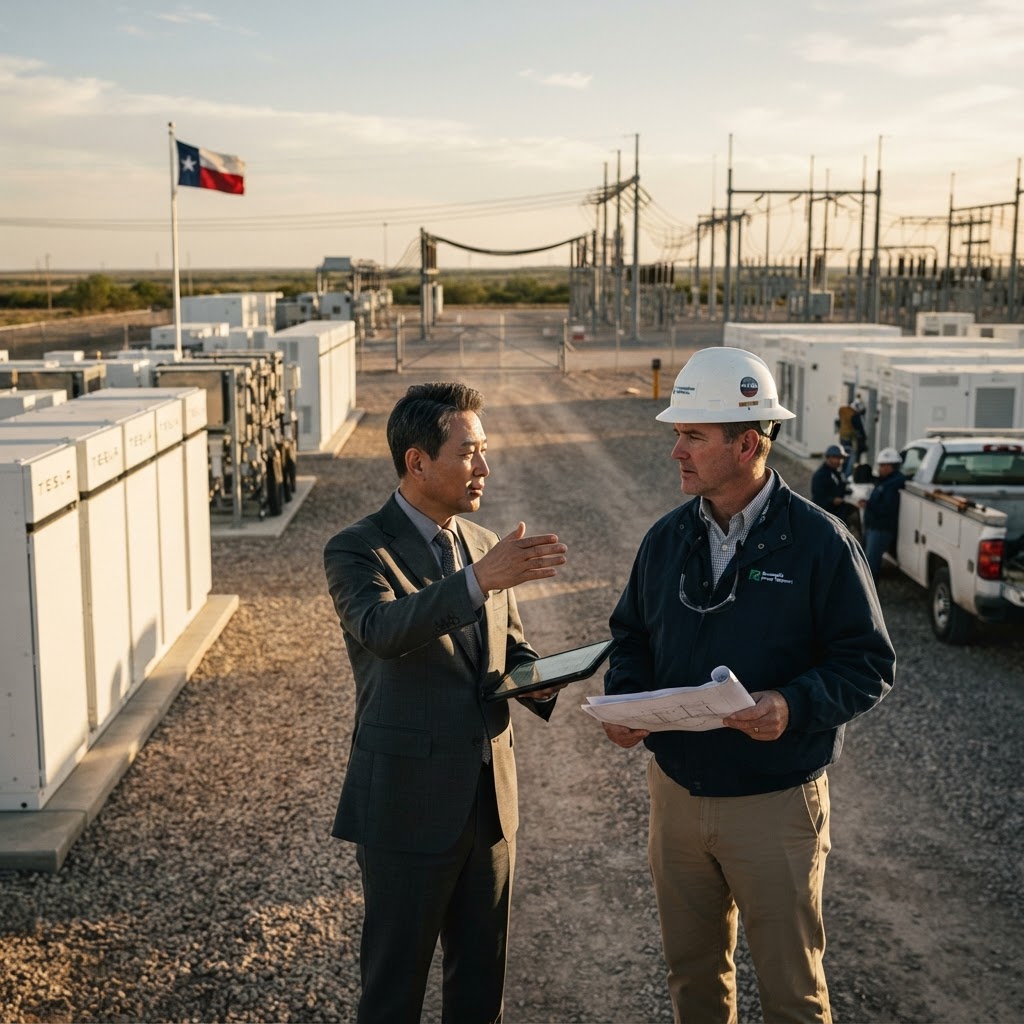 Texas power project puts Korean battery makers in spotlight