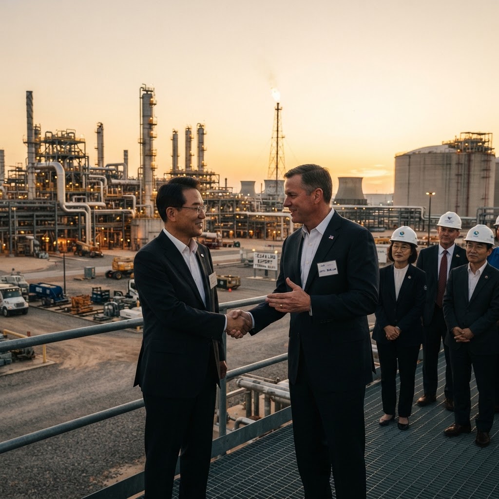 South Korea Picks Texas Gas Plant for First U.S. Investment Project
