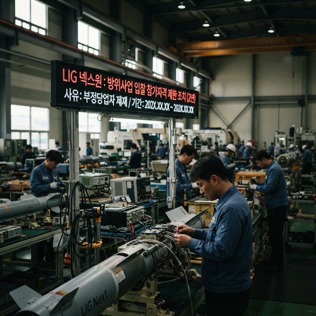 Korea Bars LIG Defense & Aerospace From Defense Bids for Two Years