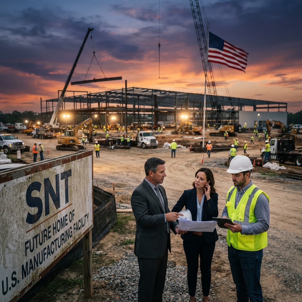 SNT to Open First U.S. Manufacturing Facility in Brusly Next Year