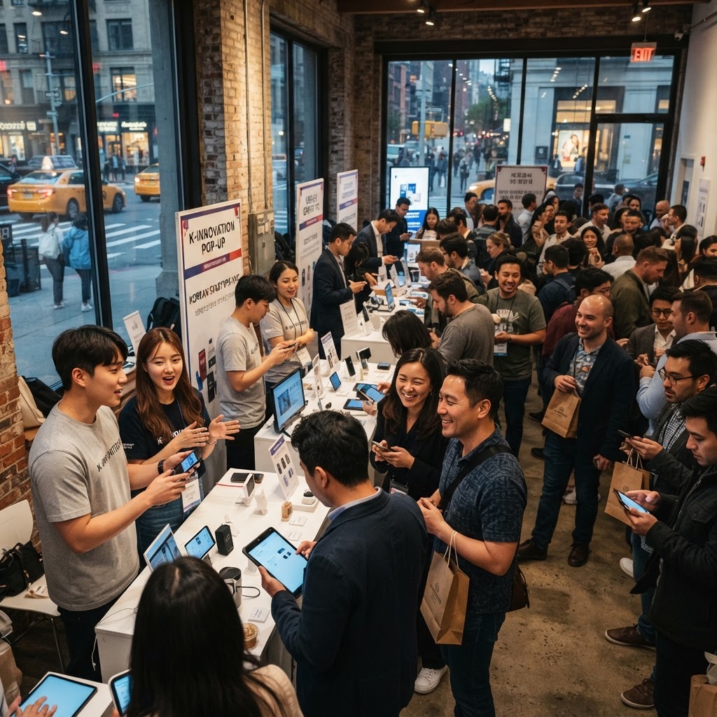 Korean Startups Draw New York Crowds at Manhattan Pop-up