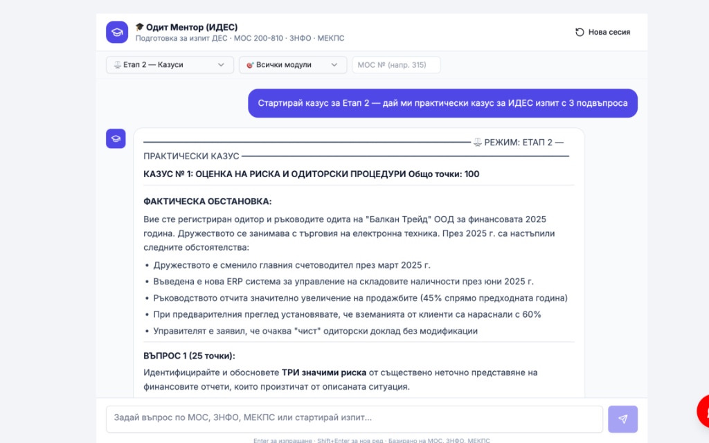 Audit mentor screenshot 3