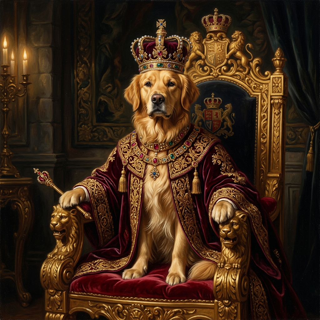 Royal Pet Portrait