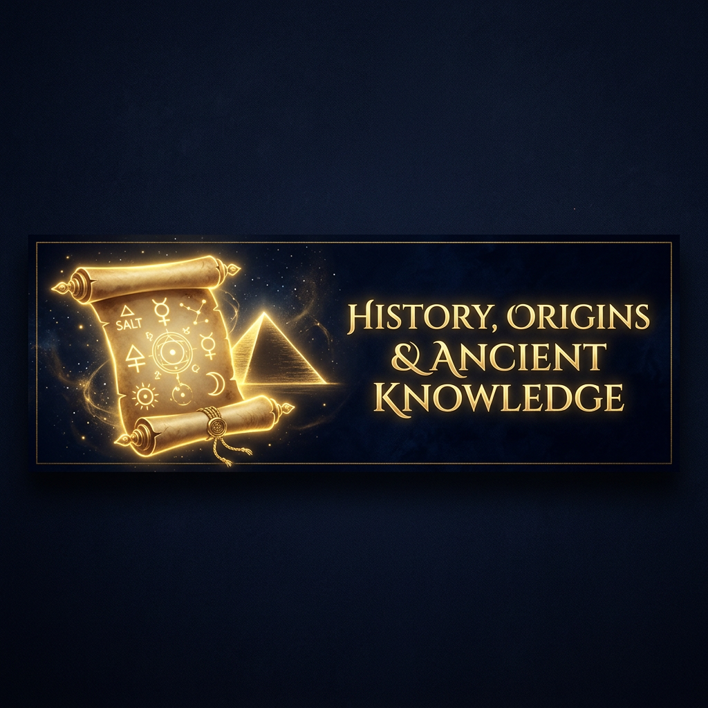 📜 History, Origins & Ancient Knowledge