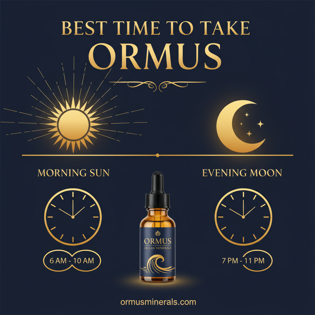 Best Time to Take Ormus: Morning vs Evening - Ormus Minerals