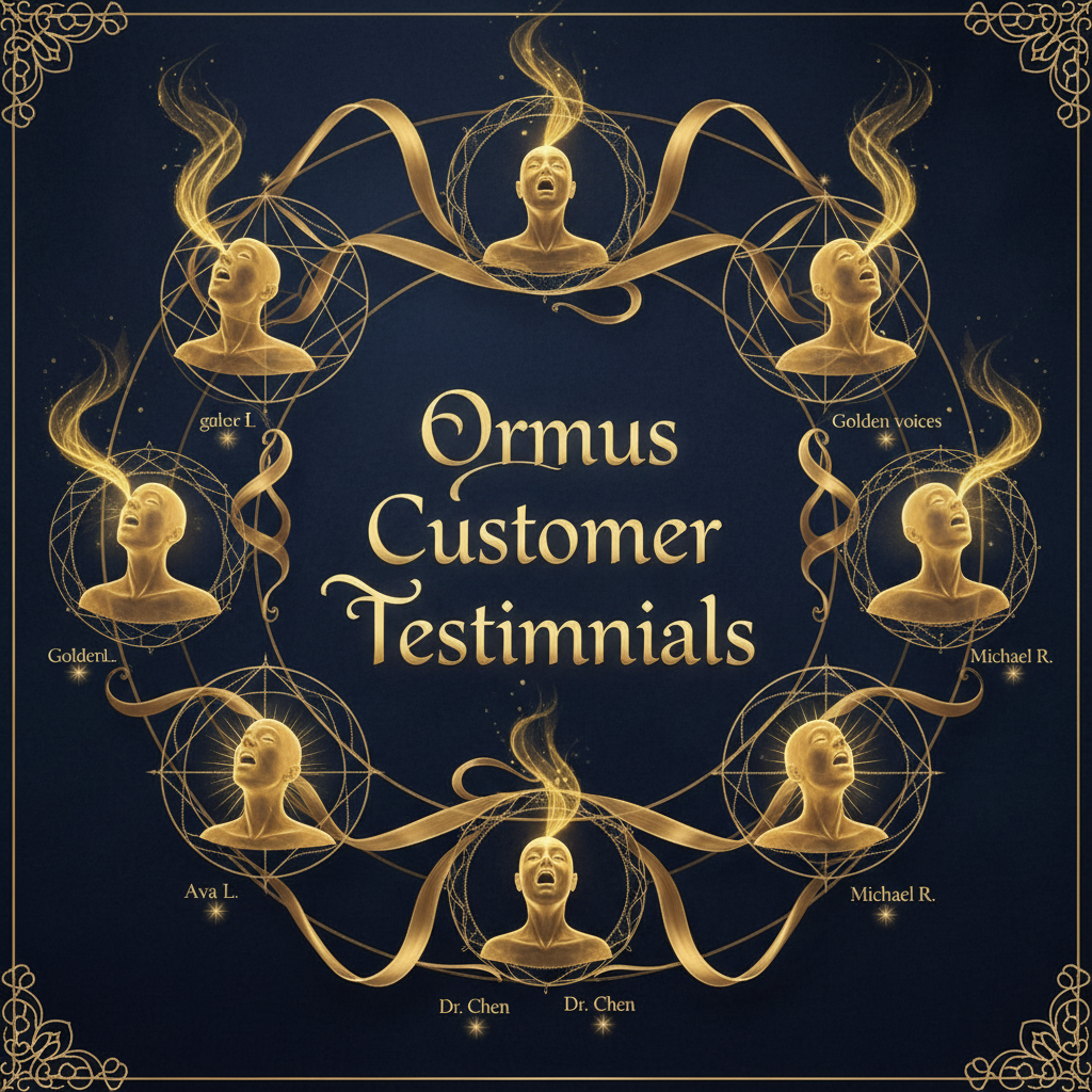 Ormus Experience Feature Customer Testimonials