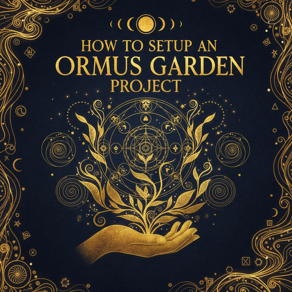 How To Setup A Ormus Garden Project
