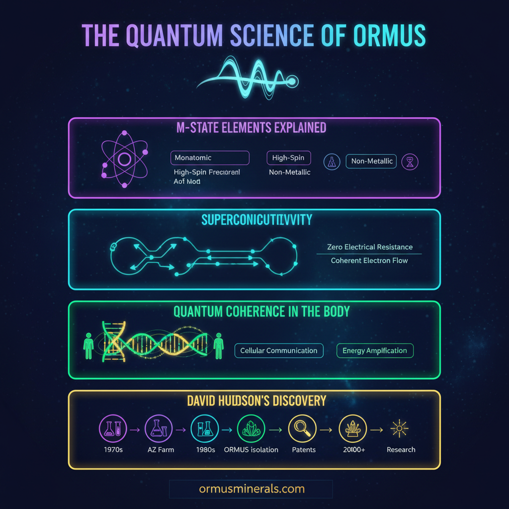 The Quantum Science of Ormus Infographic - ormusminerals.com
