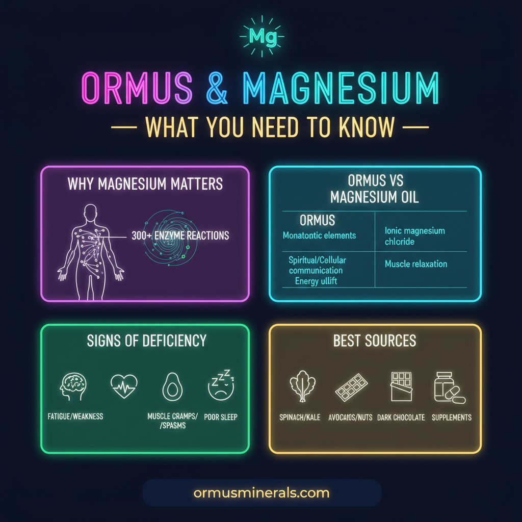 Ormus & Magnesium Infographic - ormusminerals.com