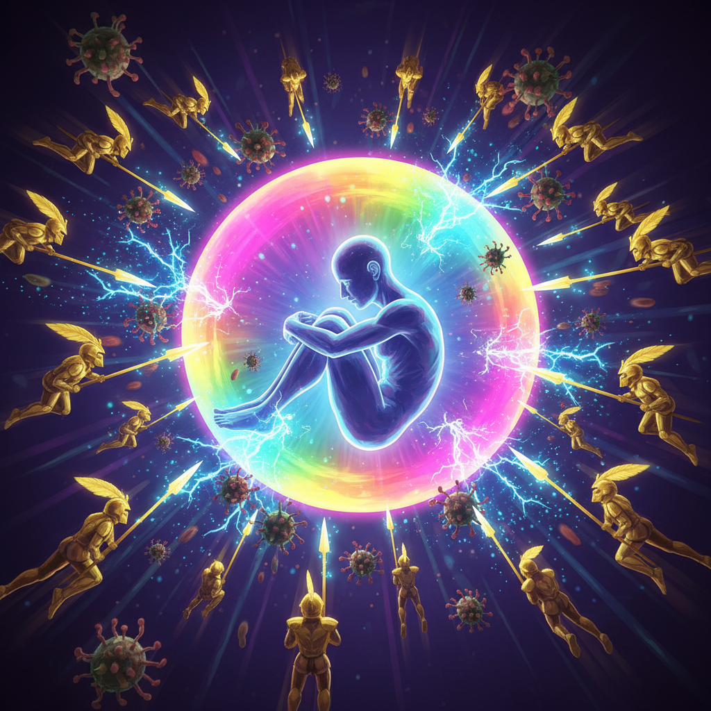 Ormus minerals Immune Health illustration