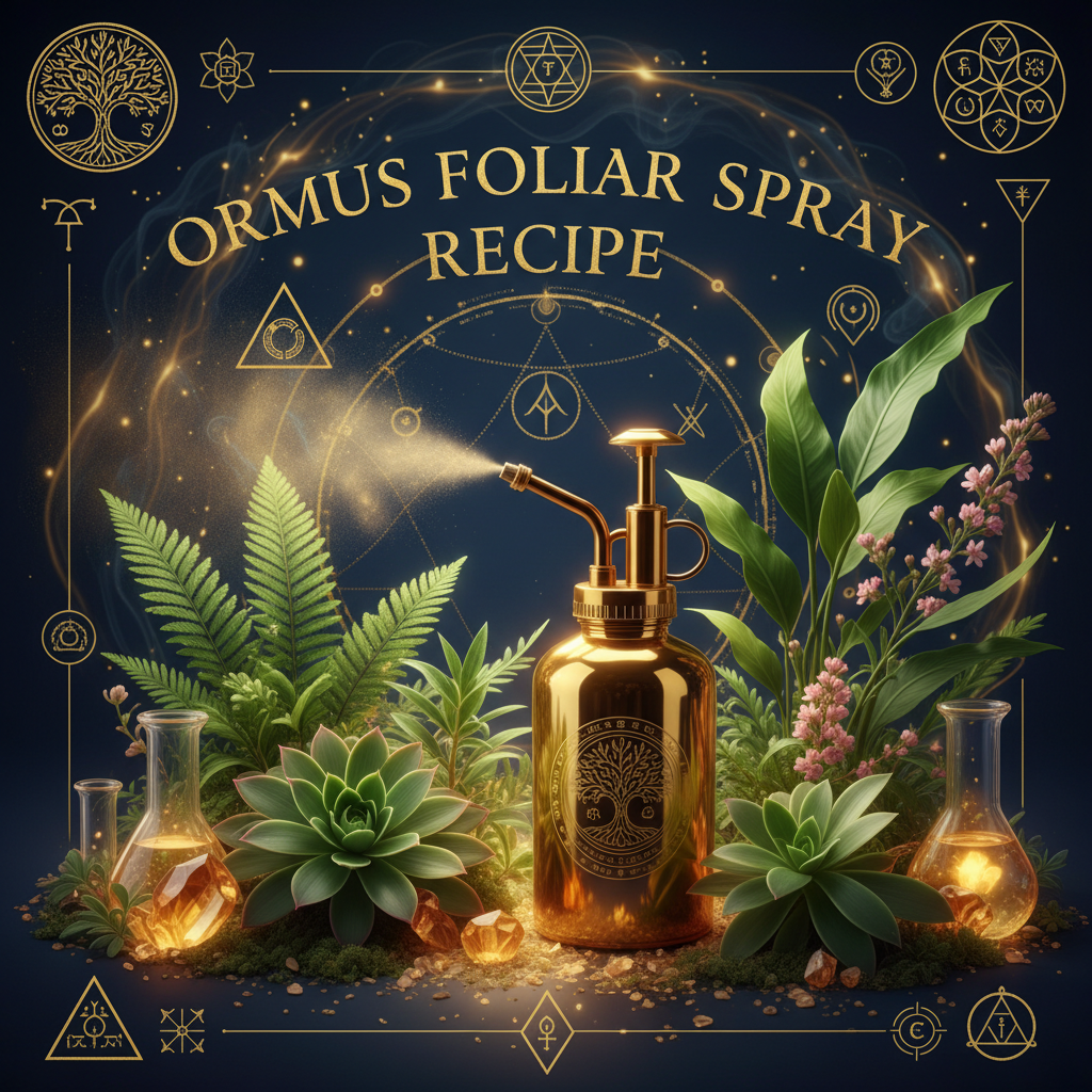 Ormus Foliar Spray Recipe