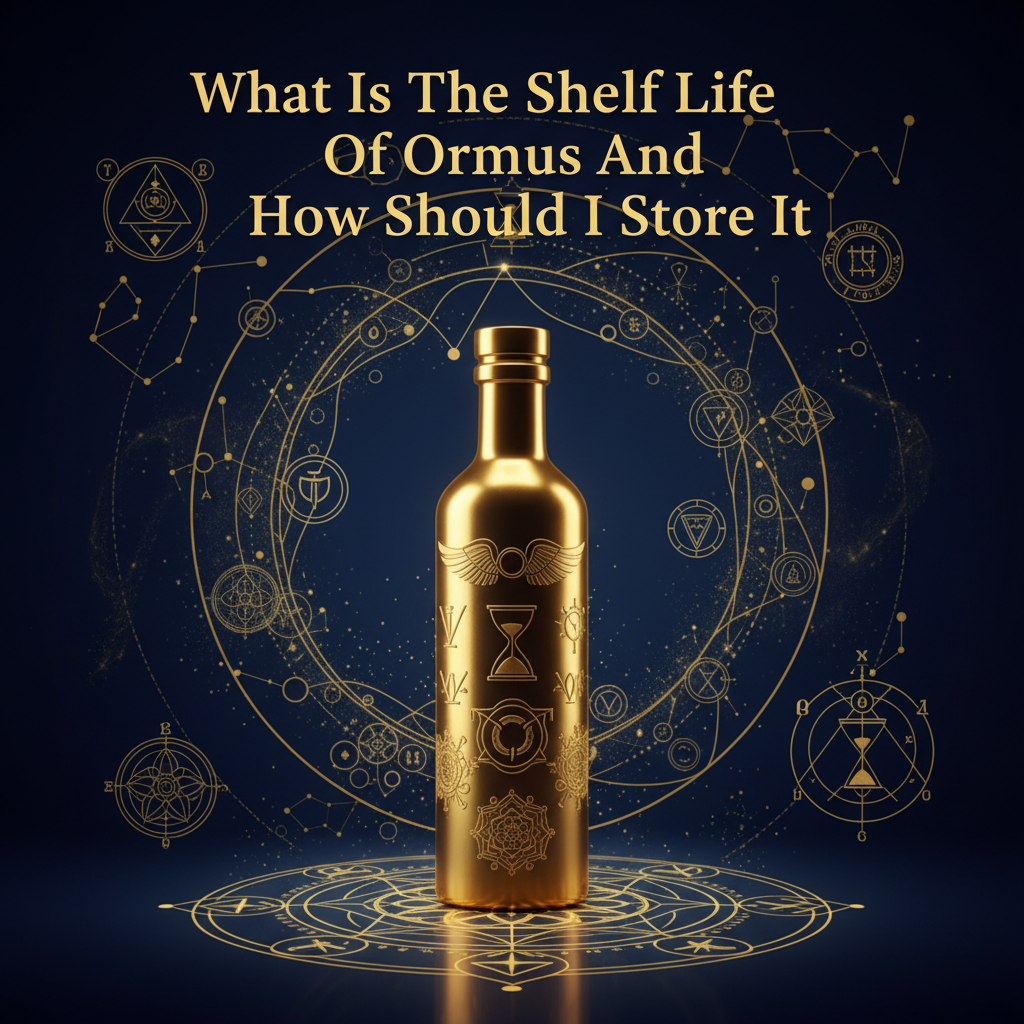 What Is The Shelf Life Of Ormus And How Should I Store It