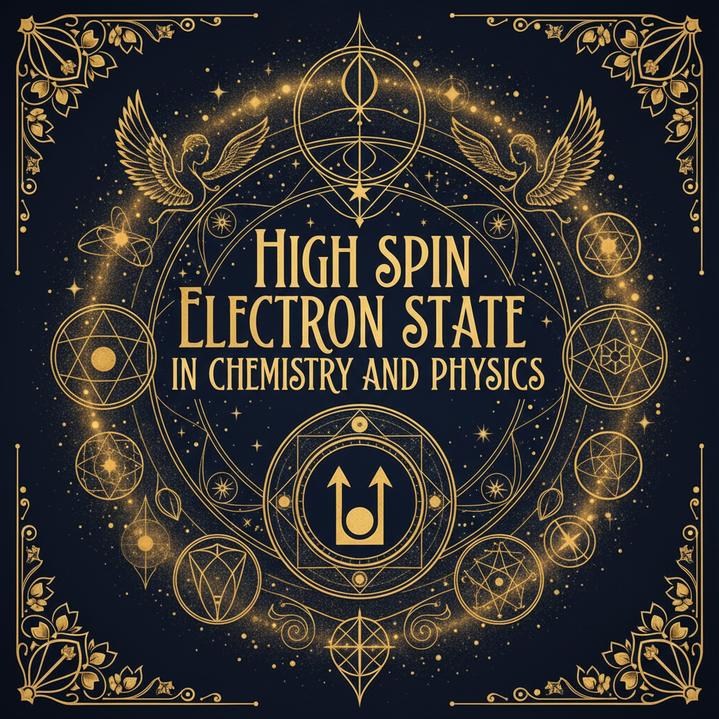 Is the 'high-spin' electron state a recognized concept in mainstream chemistry or physics?