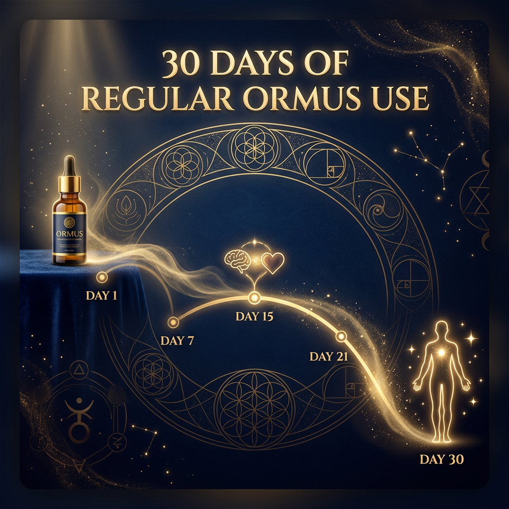 30 Days Of Regular Ormus Use