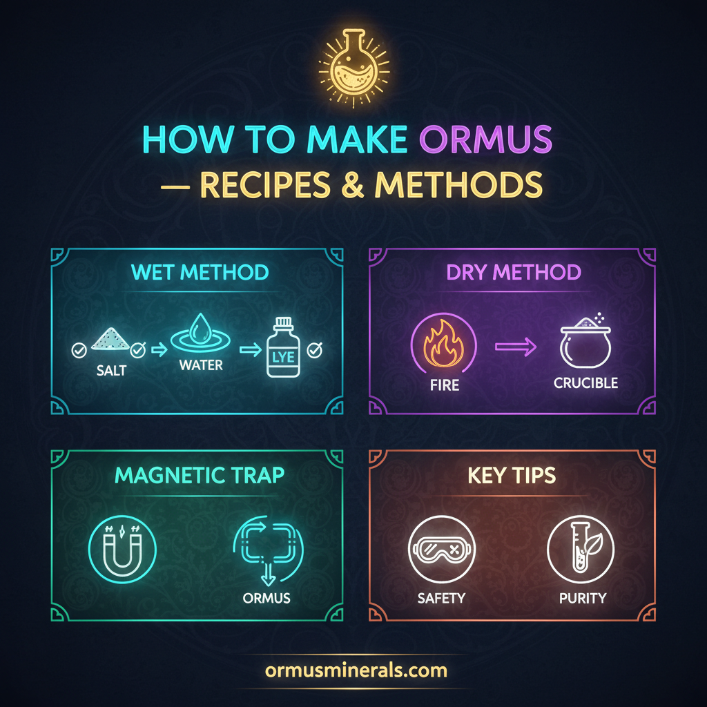 How to Make Ormus Infographic - ormusminerals.com