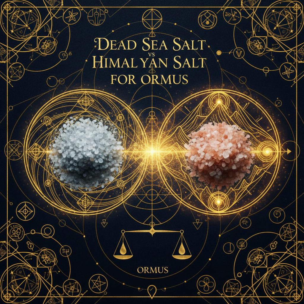 Regarding Source Materials Is Dead Sea Salt Considered More Potent For Creating Ormus Than Himalayan Salt