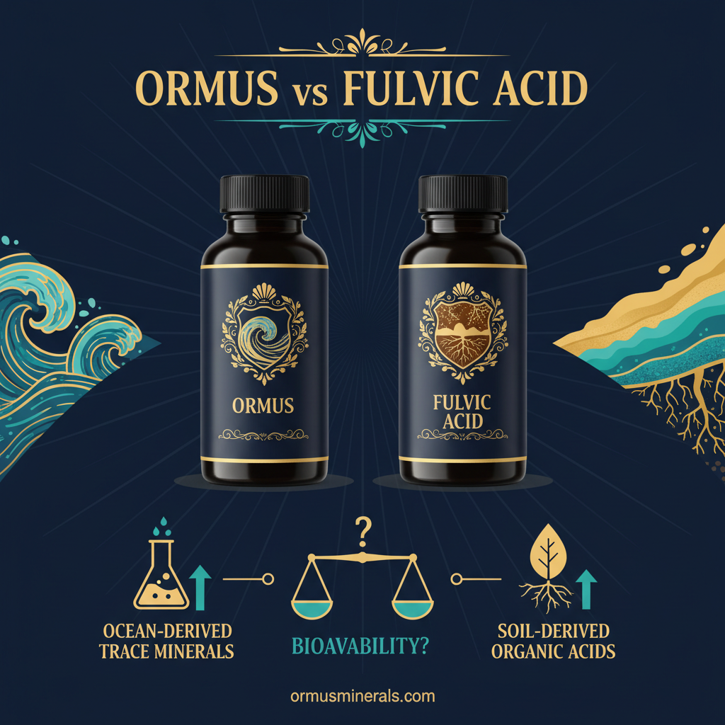 Ormus vs Fulvic Acid: What's the Difference? - Ormus Minerals