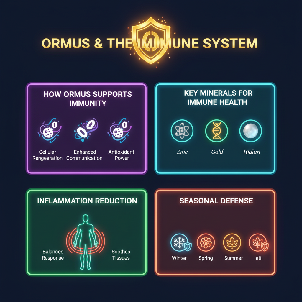 Ormus & the Immune System Infographic