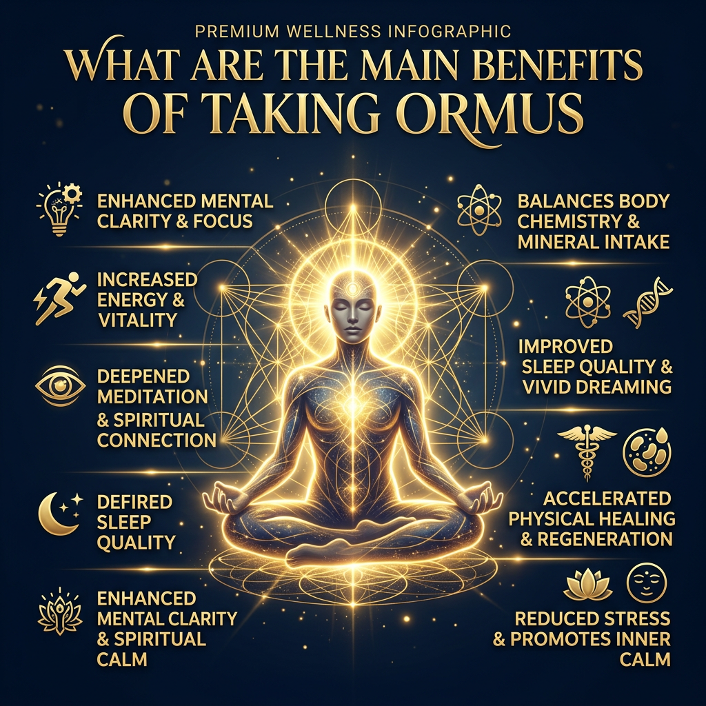 What are the main benefits of taking Ormus?